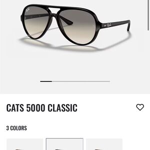 Ray-Ban RB4125 Cats 5000 Gradient Grey sunglasses
